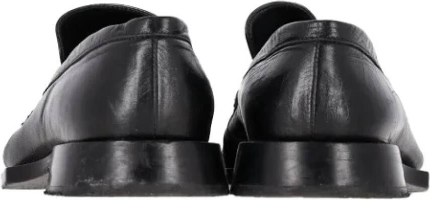 Jil Sander Pre-owned Leather flats Black Dames