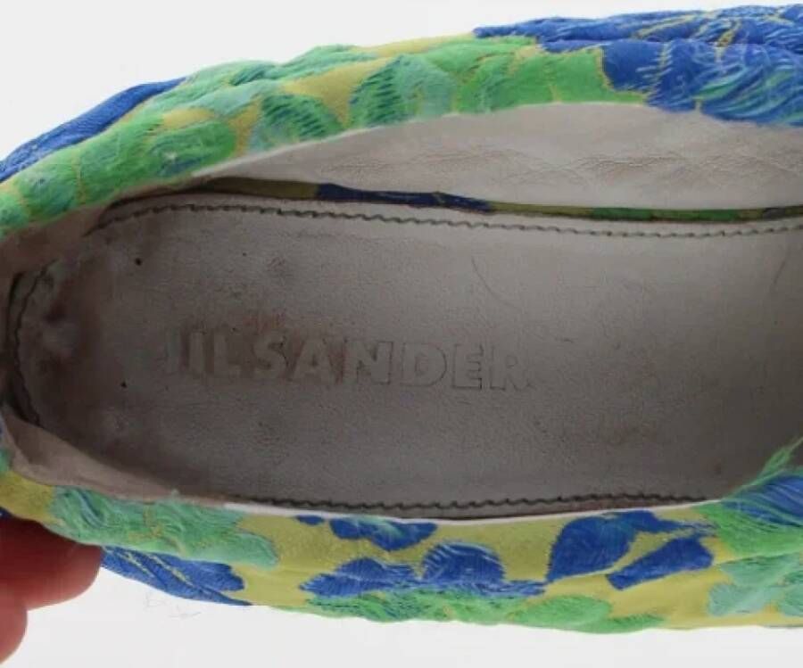 Jil Sander Pre-owned Leather flats Multicolor Dames