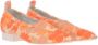 Jil Sander Pre-owned Leather flats Orange Dames - Thumbnail 5