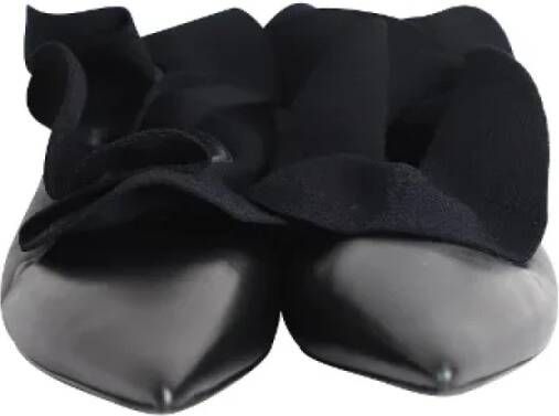 Jil Sander Pre-owned Leather heels Black Dames