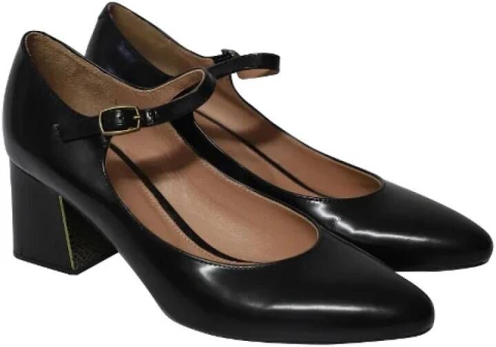 Jil Sander Pre-owned Leather heels Black Dames