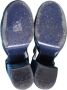 Jil Sander Pre-owned Velvet heels Blue Dames - Thumbnail 5