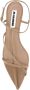 Jil Sander Puntige hoge leren sandalen Beige Dames - Thumbnail 2