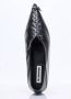 Jil Sander Puntige Leren Ballerina Flats Black Dames - Thumbnail 7