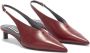 Jil Sander Rode Slingback Schoenen Red Dames - Thumbnail 2