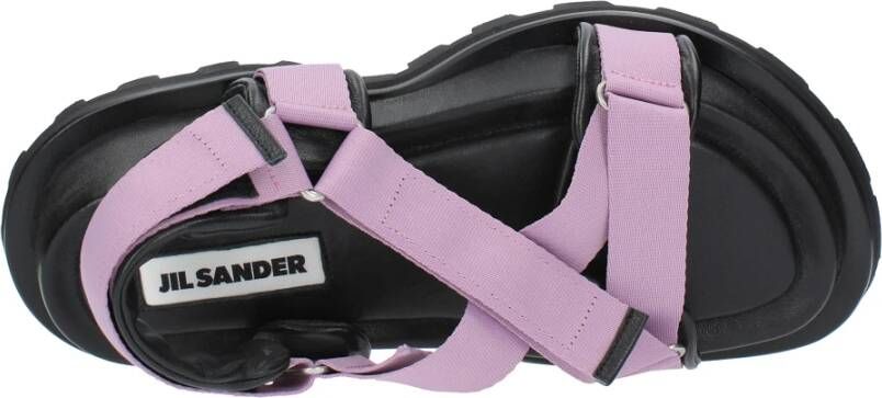 Jil Sander Sandalen Lila Purple Dames