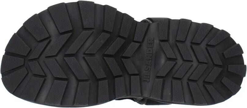 Jil Sander Sandalen Zwart Black Dames