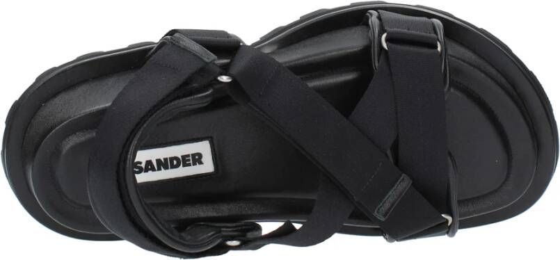 Jil Sander Sandalen Zwart Black Dames