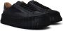 Jil Sander Zwarte leren sneaker Zwart Dames - Thumbnail 2