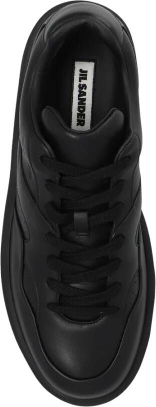 Jil Sander Sportschoenen met logo Black Heren