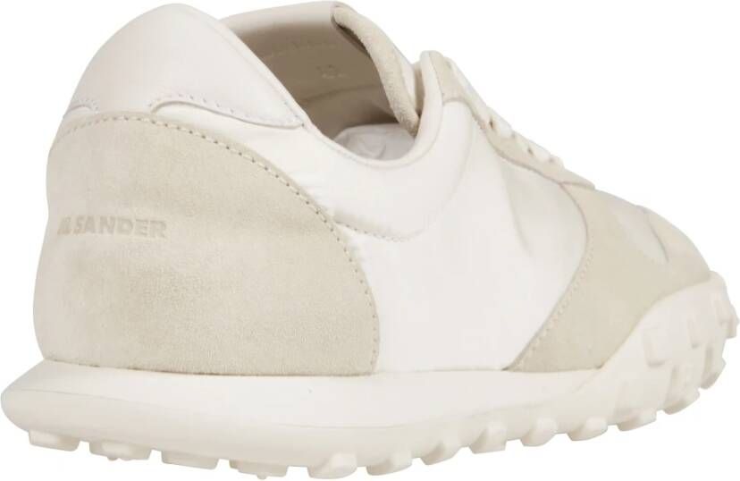 Jil Sander Stijlvolle Runner Schoenen voor Mannen White Heren