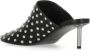 Jil Sander Studded Zwarte Leren Sandalen Black Dames - Thumbnail 4