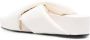 Jil Sander Crossover Strap Sliders met gewatteerd ivoor leer White Dames - Thumbnail 3