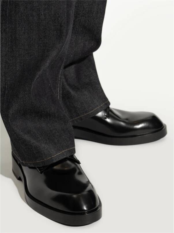 Jil Sander Veterschoenen Black Heren