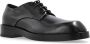 Jil Sander Chunky Sole Leren Veterschoenen Black Heren - Thumbnail 4