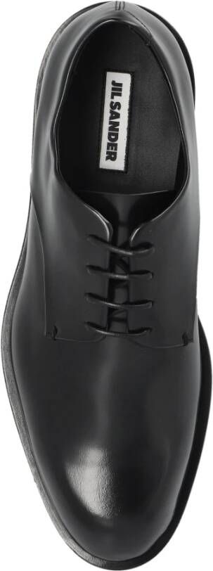 Jil Sander Veterschoenen Black Heren