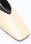 Jil Sander Vierkante Neus Leren Ballerina Flats Beige Dames - Thumbnail 2