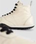 Jil Sander Witte leren hoge sneakers Beige Dames - Thumbnail 5