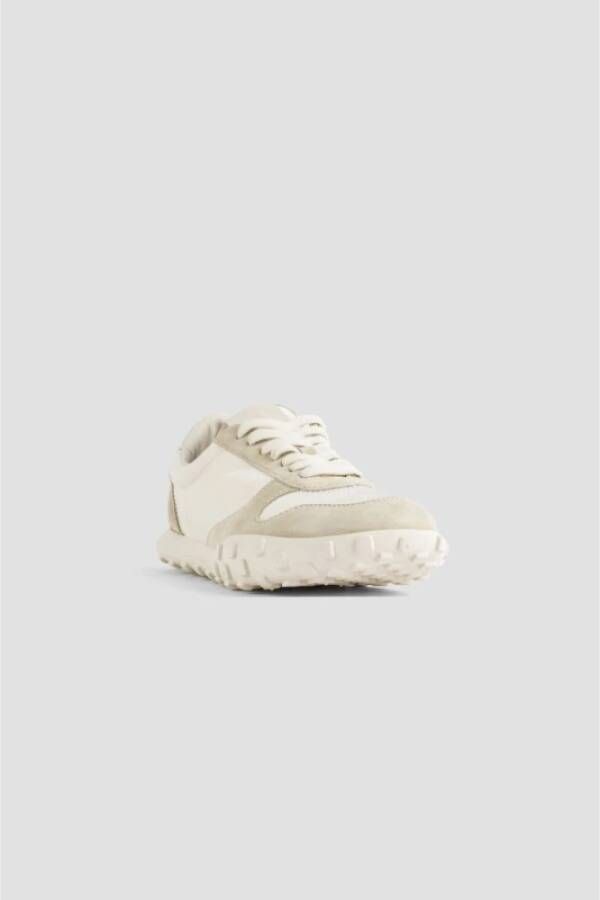 Jil Sander Witte leren Moon sneakers White Heren