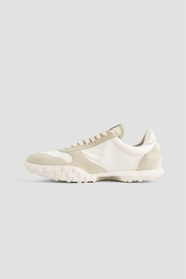 Jil Sander Witte leren Moon sneakers White Heren