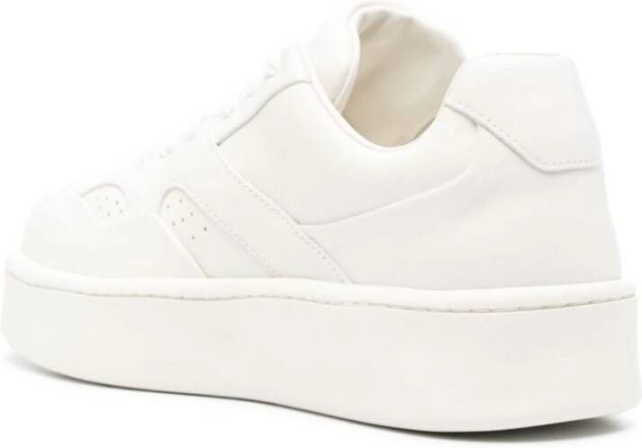 Jil Sander Witte Sneakers met Paneeldesign White Heren