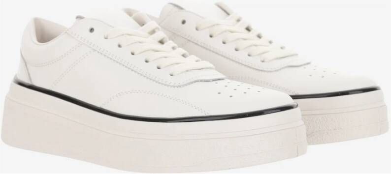 Jil Sander Witte Sneakers voor een stijlvolle look White Dames