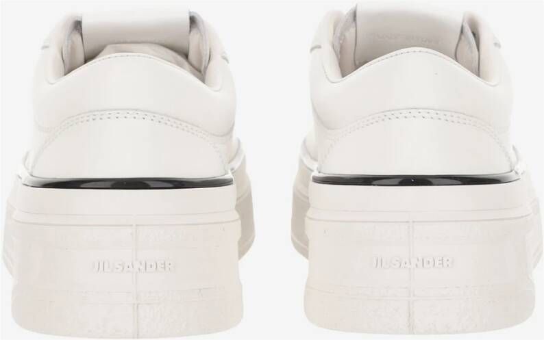 Jil Sander Witte Sneakers voor een stijlvolle look White Dames