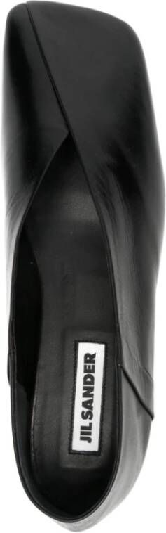 Jil Sander Zwarte Ballerina Schoenen voor Vrouwen Black Dames