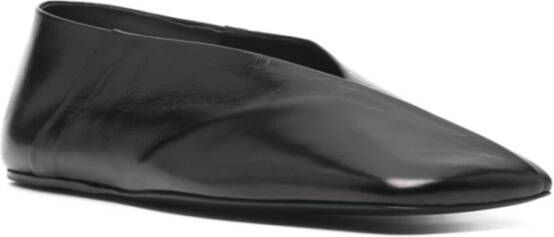 Jil Sander Zwarte Ballerina Schoenen voor Vrouwen Black Dames