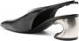 Jil Sander Zwarte hoge slingback sandaal Black Dames - Thumbnail 2