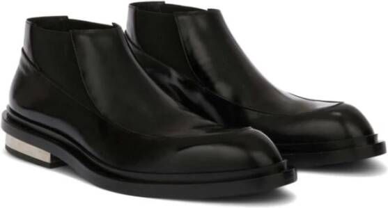 Jil Sander Zwarte Lage Herenlaarzen Black Heren