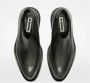 Jil Sander Zwarte leren enkellaars Black Dames - Thumbnail 3