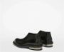 Jil Sander Zwarte leren enkellaars Black Dames - Thumbnail 5