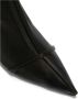 Jil Sander Zwarte Leren Enkellaarsjes Stiletto Hak Black Dames - Thumbnail 6