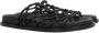 Jil Sander Zwarte leren platte sandalen Black Dames - Thumbnail 2