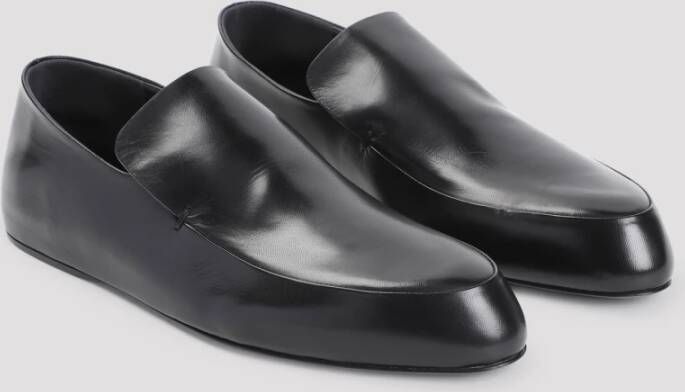 Jil Sander Zwarte Loafer Schoenen voor Vrouwen Black Dames