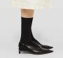 Jil Sander Zwarte Slingback Leren Schoenen Black Dames - Thumbnail 2