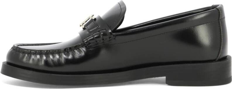 Jimmy Choo Addie Leren Loafers Black Dames