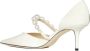 Jimmy Choo Aurelie 65 Patent Pumps met parelversiering White Dames - Thumbnail 5