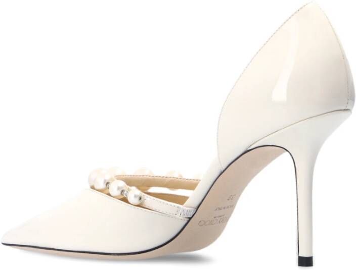 Jimmy Choo Aurelie lakleren pumps Beige Dames