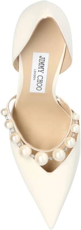 Jimmy Choo Aurelie lakleren pumps Beige Dames