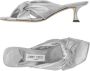 Jimmy Choo Avenue hakmuiltjes van leer Gray Dames - Thumbnail 5