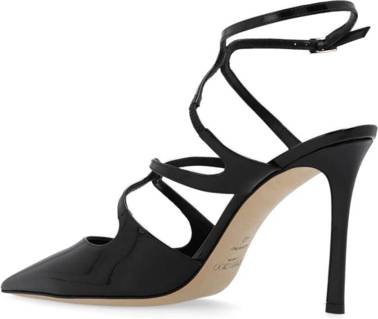 Jimmy Choo Azia glanzende pumps Zwart Dames