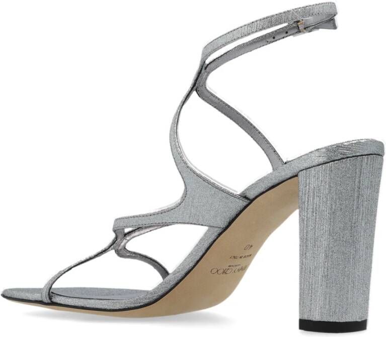 Jimmy Choo Azie hoge hakken sandalen Gray Dames