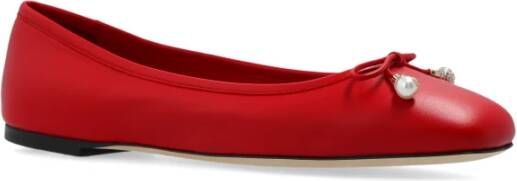 Jimmy Choo Ballerina's `Elme` Red Dames