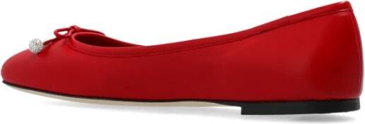 Jimmy Choo Ballerina's `Elme` Red Dames