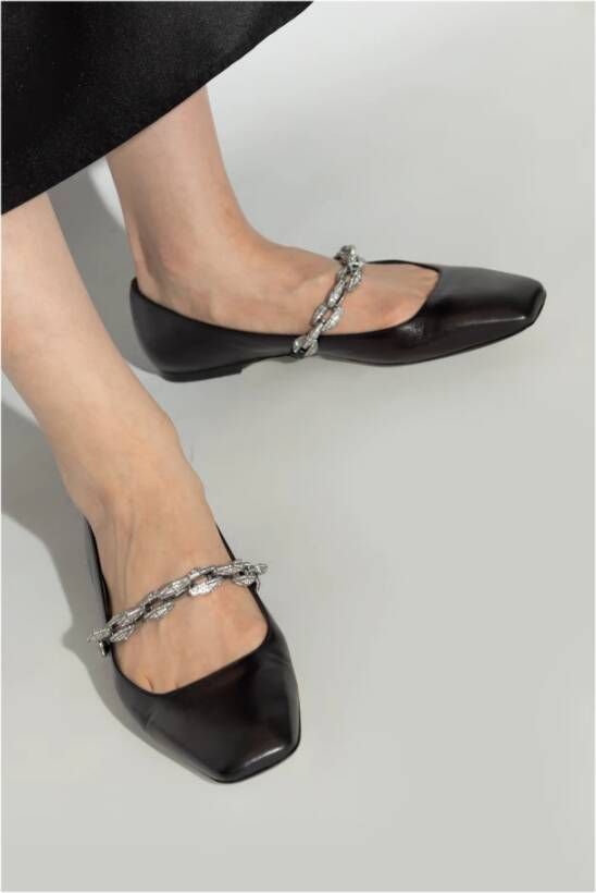 Jimmy Choo Ballet Flats 'Diamd' Black Dames