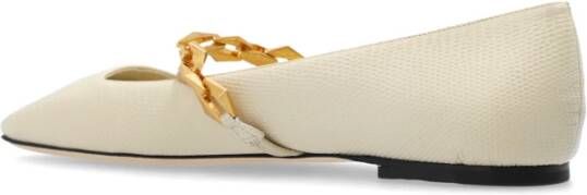 Jimmy Choo Ballet Flats Diamond Beige Dames