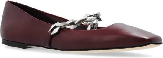 Jimmy Choo Ballet Flats Diamond Tilda Purple Dames