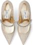 Jimmy Choo Beige Glitter Stiletto Hak Sandalen Beige Dames - Thumbnail 2